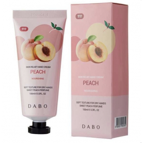 Крем для рук Peach Hand Cream 100ml Dabo