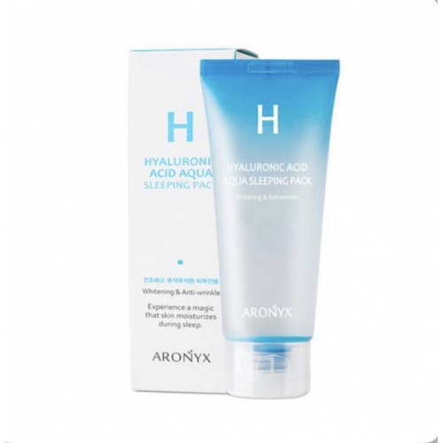 Увлажняющая ночная маска Aronyx Hyaluronic Acid Aqua Sleeping Pack 100ml Medi Flower